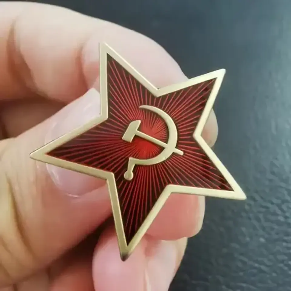 Pins De Retro Urss / Estrella Roja Soviética / (pines) 3