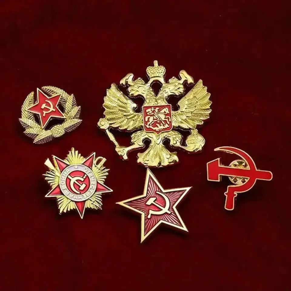 Pins De Retro Urss / Estrella Roja Soviética / (pines) 6