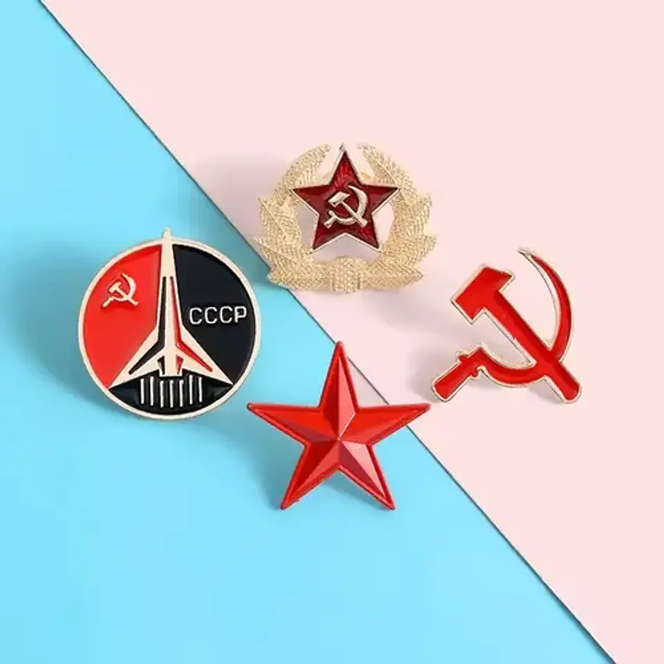 Pins De Retro Urss / Estrella Roja Soviética / (pines) 7