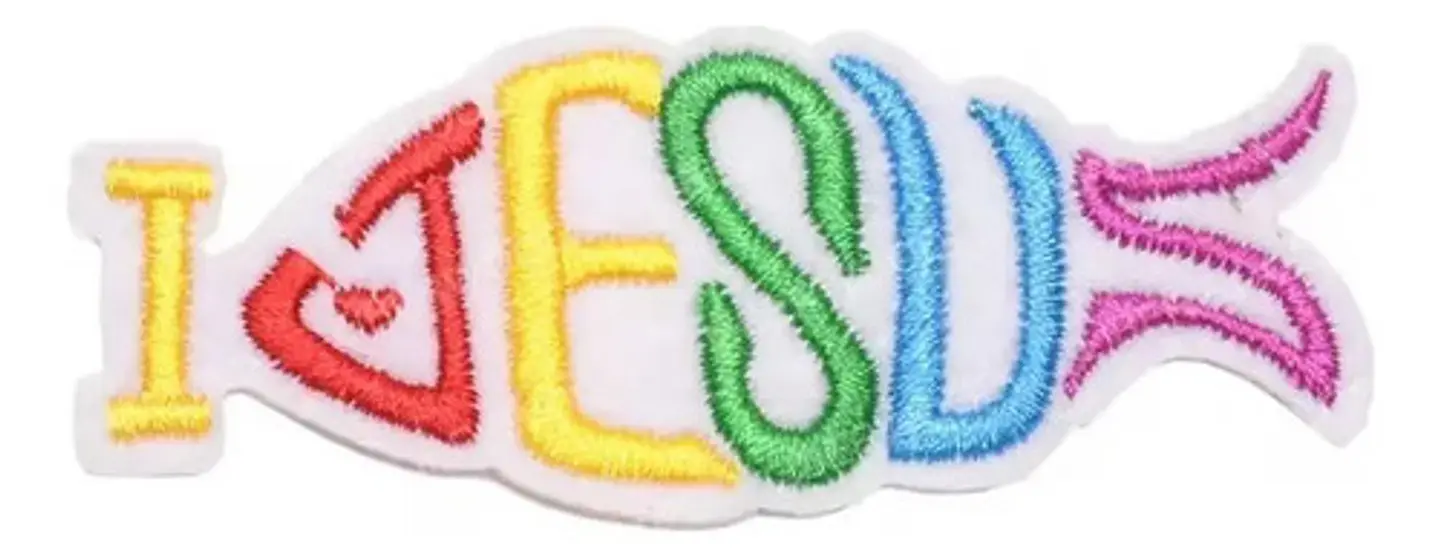 Parches Para Ropa - I Love Jesus / Termoadhesivo 1
