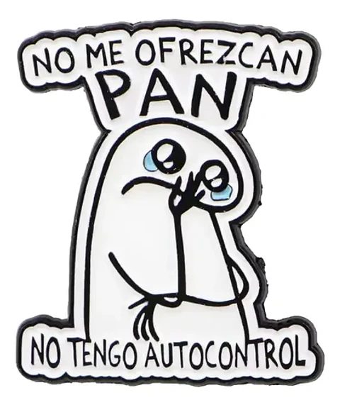 Pins De I Love Pan / Meme / (pines) Broches Metálicos