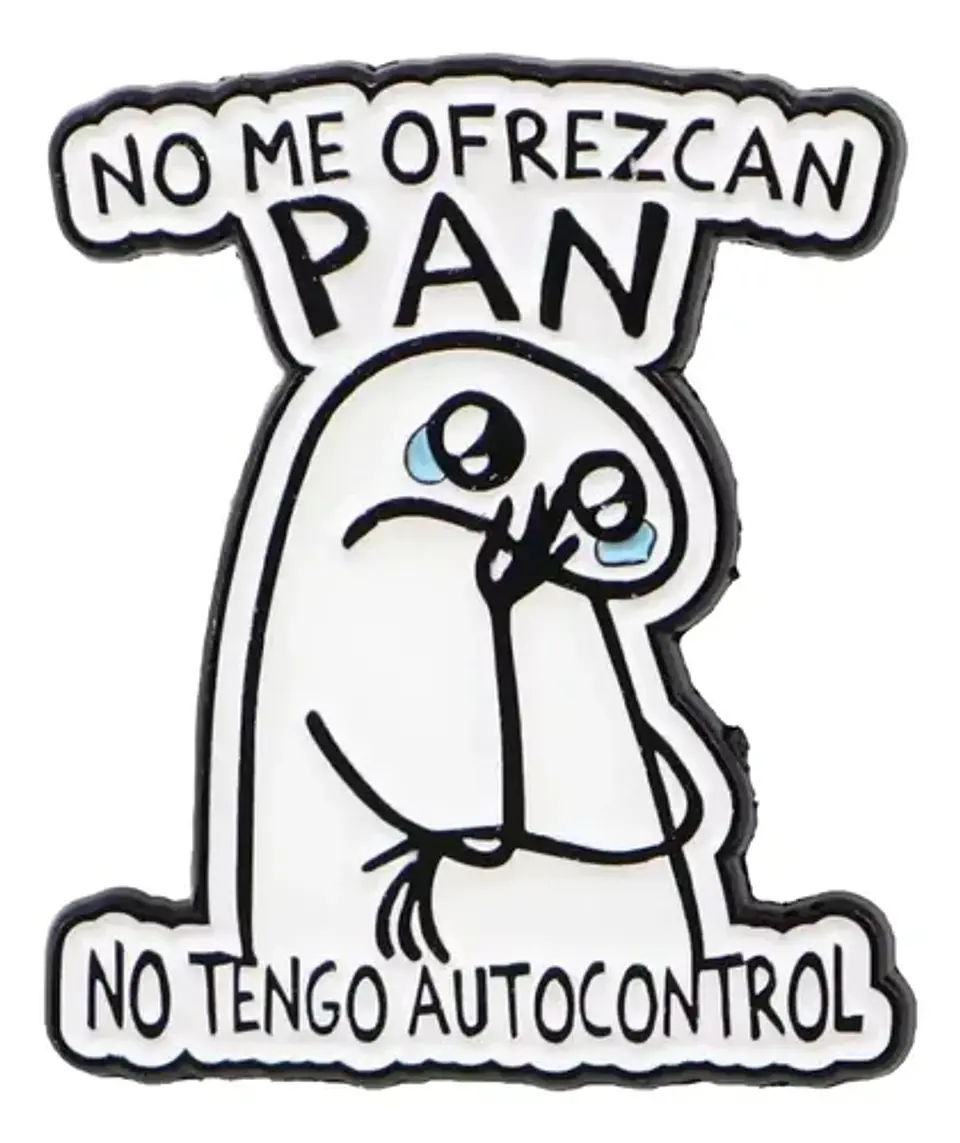Pins De I Love Pan / Meme / (pines) Broches Metálicos 1
