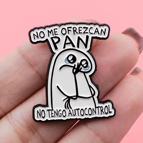 Pins De I Love Pan / Meme / (pines) Broches Metálicos