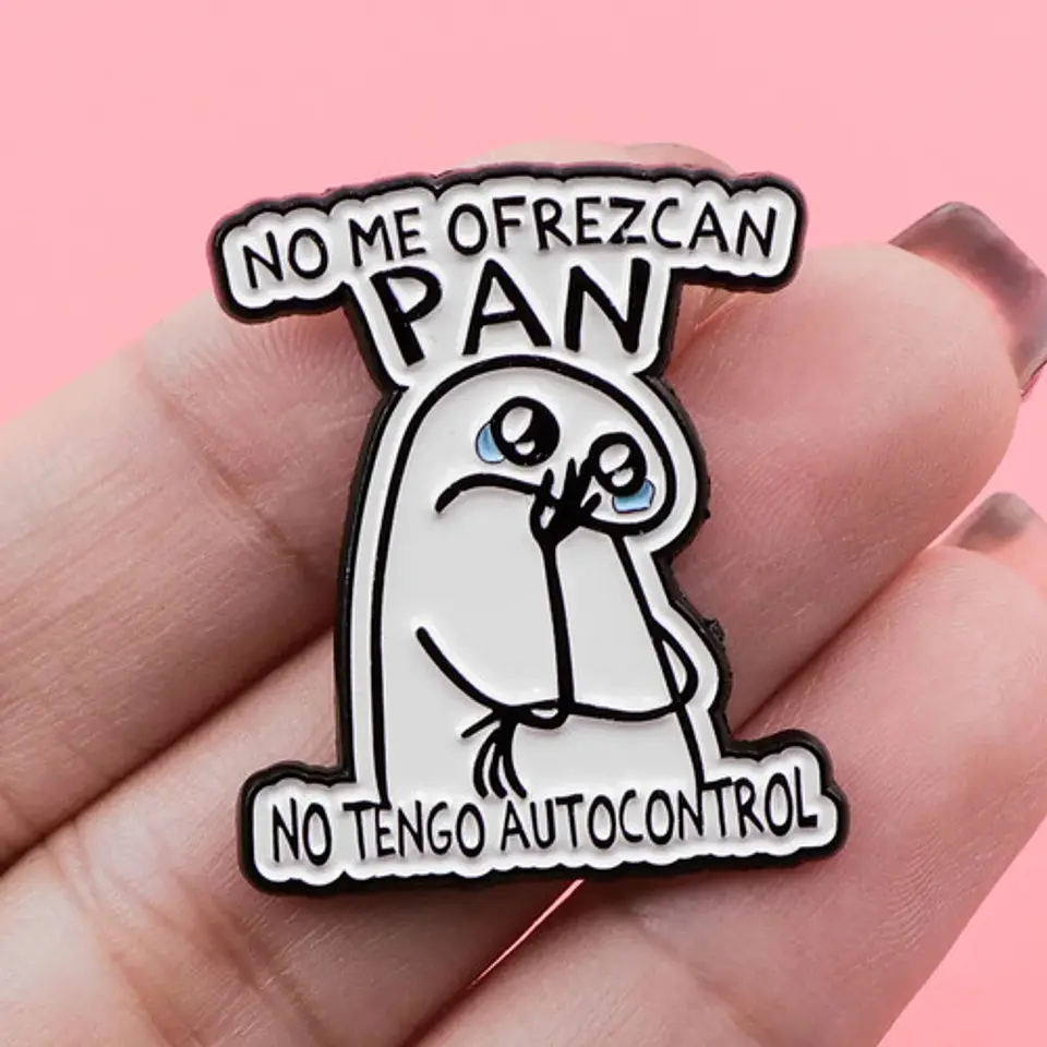 Pins De I Love Pan / Meme / (pines) Broches Metálicos 2