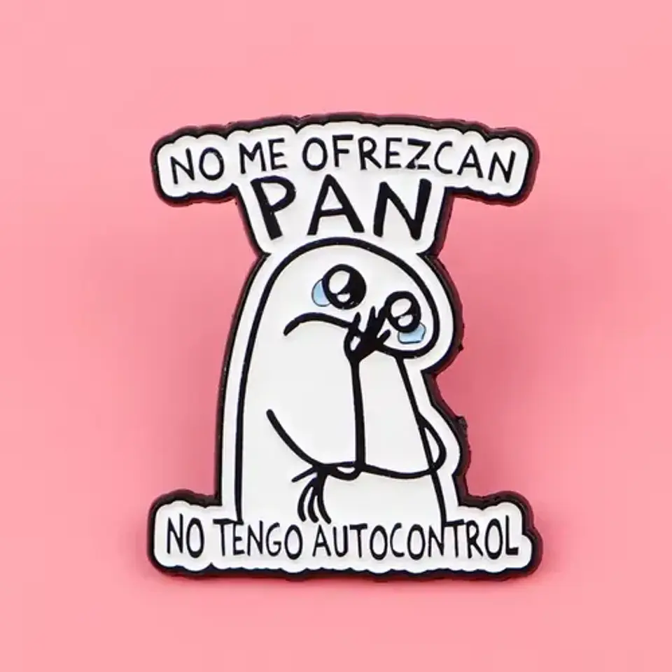 Pins De I Love Pan / Meme / (pines) Broches Metálicos 3