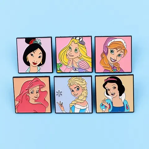 Pins De Princesas / Disney / (pines) Broche Metálico