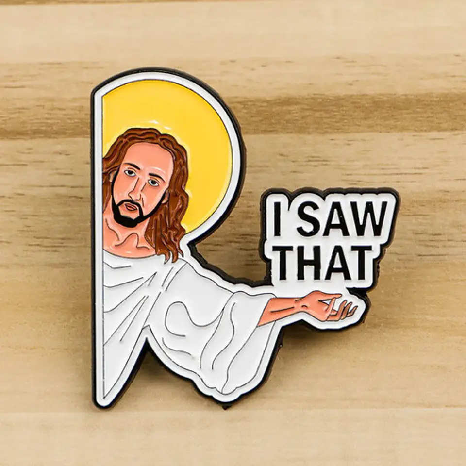 Pins De I Love Jesus / Jesus / Pines Metalicos (pines) 3