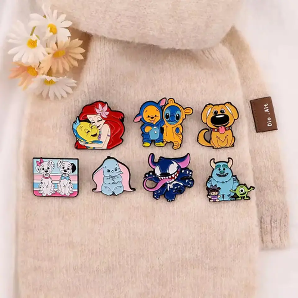 Pins De Monsters, Inc / Monsters / (pines) Broches Metálicos 3