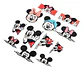 Minnie Y Mickey Mouse / Set 12 Parches Bordados Ropa Mickey - Miniatura 1