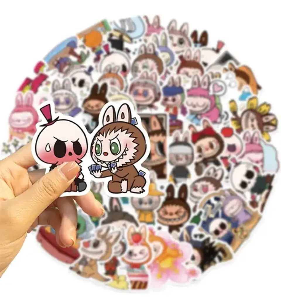 Labubu - Set De 50 Stickers / Calcomanías 2