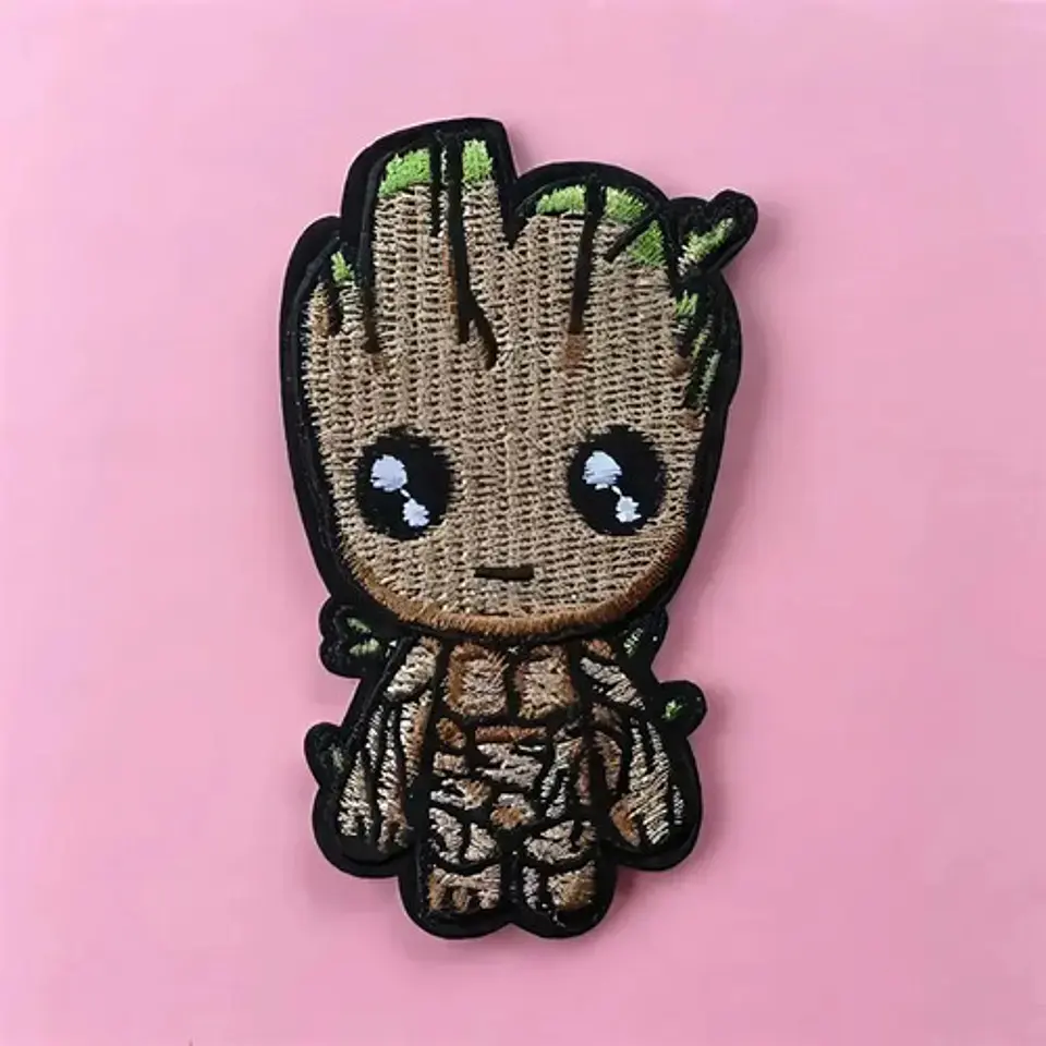 I Am Groot / Set 4 Parches Bordados Para Ropa De I Am Groot 3