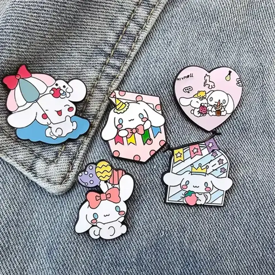 Pins Cinnamoroll / Sanrio / Broches (pines) Metálicos 3