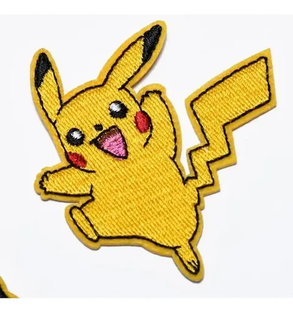 Pikachu / Set 25 Parches Bordados Para Ropa De Pikachu 4