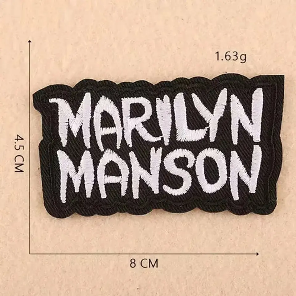Parches Para Ropa - Marilyn Manson / Termoadhesivo 3