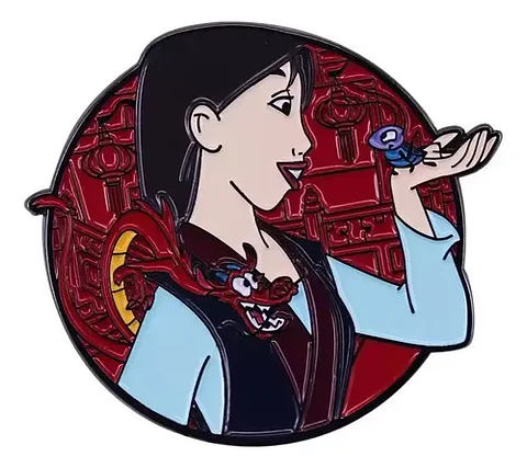 Pins De Mulan / Disney / Pines Metálicos (broches)