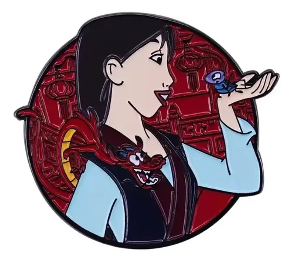 Pins De Mulan / Disney / Pines Metálicos (broches) 1
