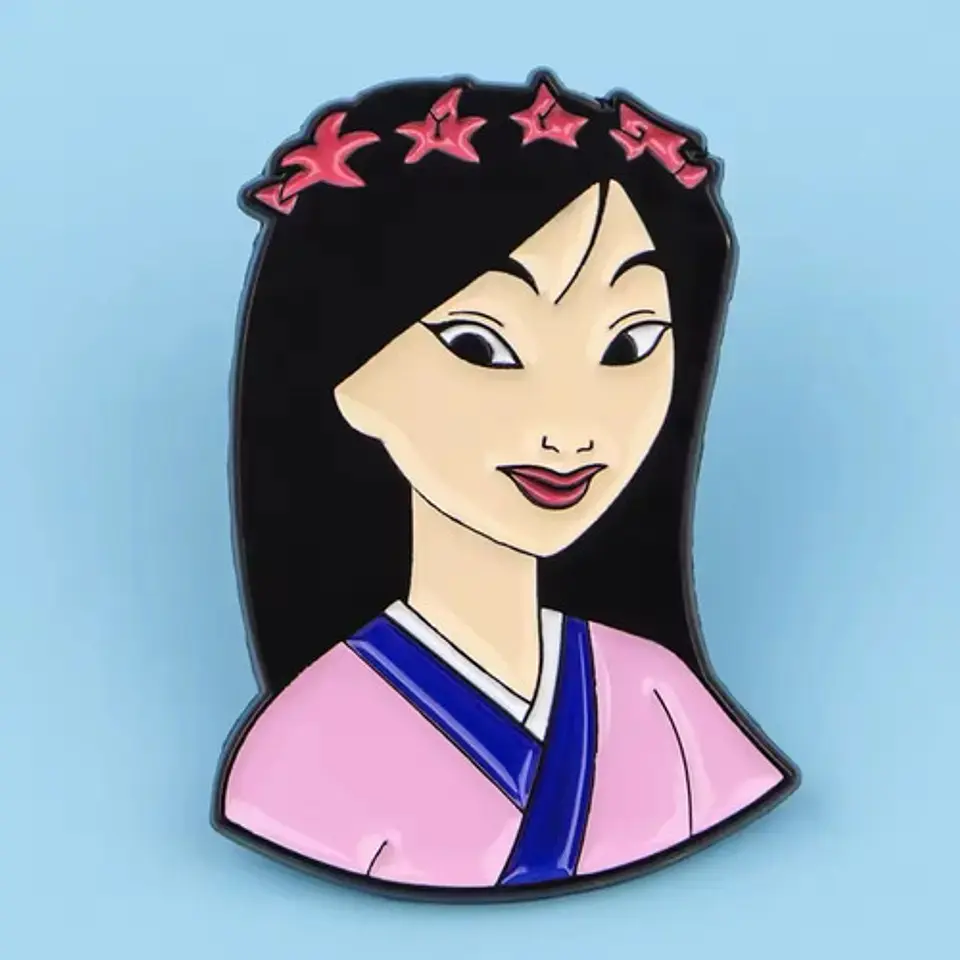 Pins De Mulan / Disney / Pines Metálicos (broches) 7