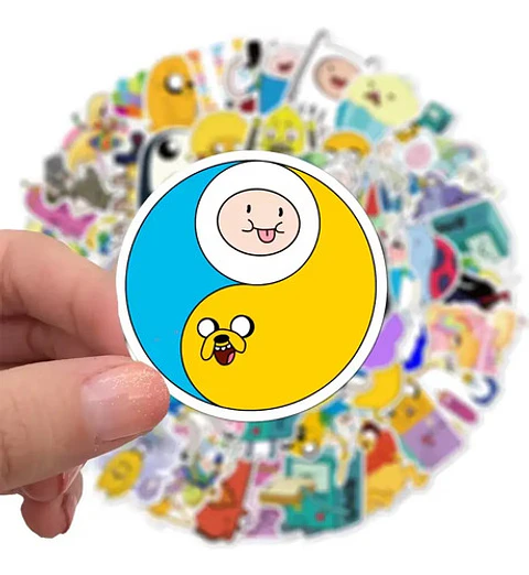 Set 100 Stickers De Hora De Aventuras - Pegatinas