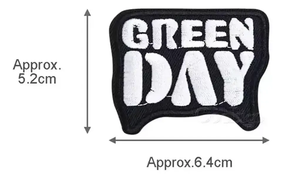 Parches Para Ropa - Green Day / Termoadhesivo 3