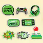 Gamer / Set 8 Parches Bordados Para Ropa De Gamer - Miniatura 5