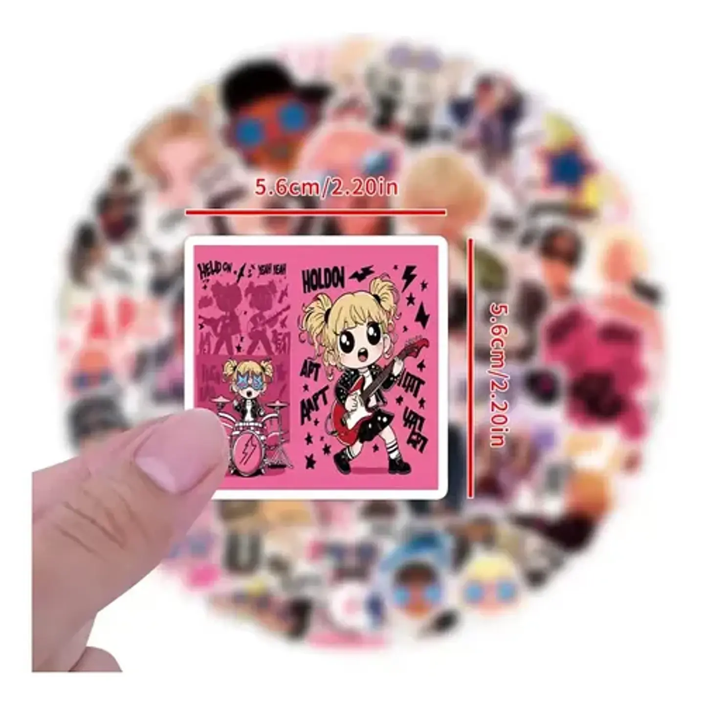 Apt Song Rosé - Set De 50 Stickers / Calcomanias 3