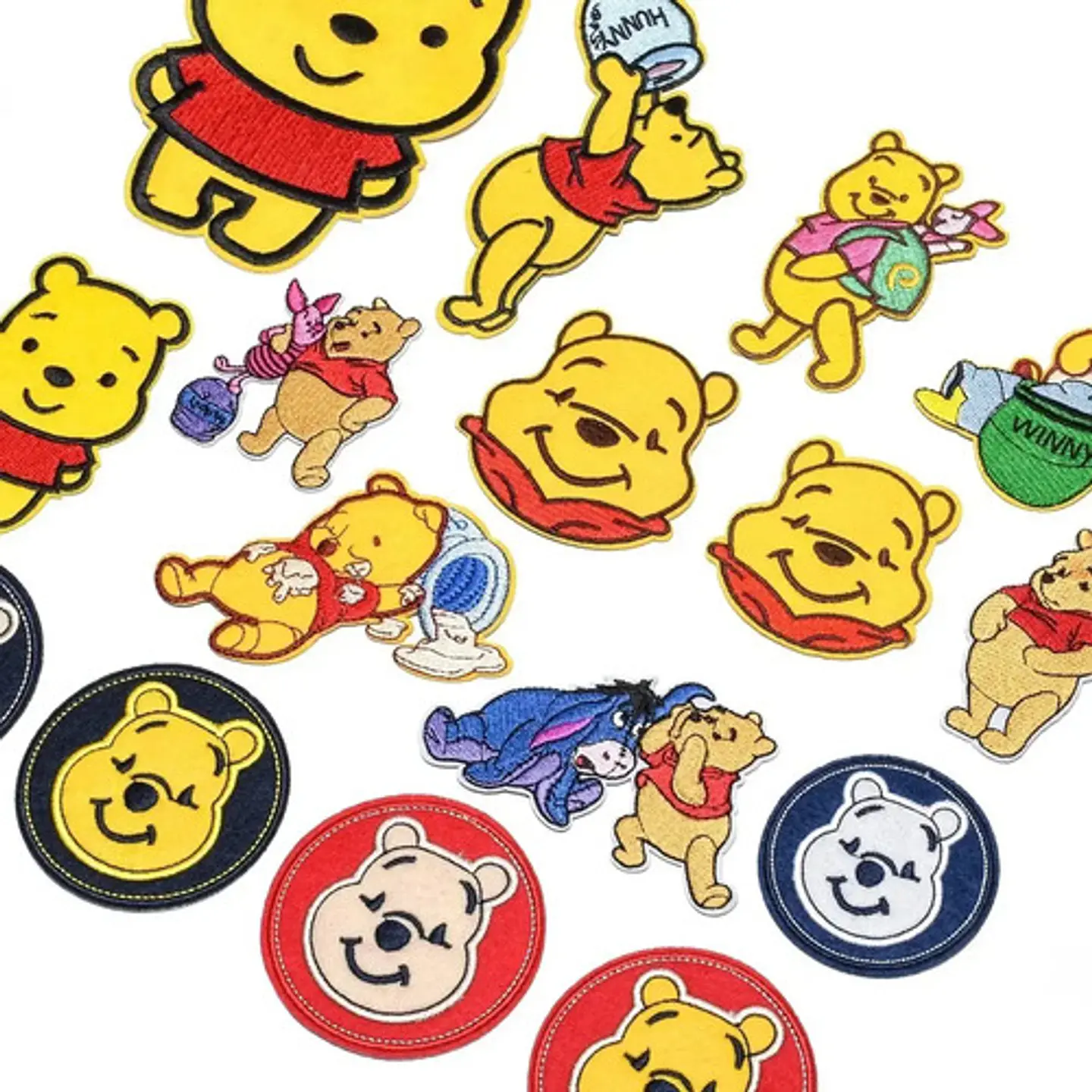Winnie Pooh / Set 16 Parches Bordados Para Ropa De Winnie 2