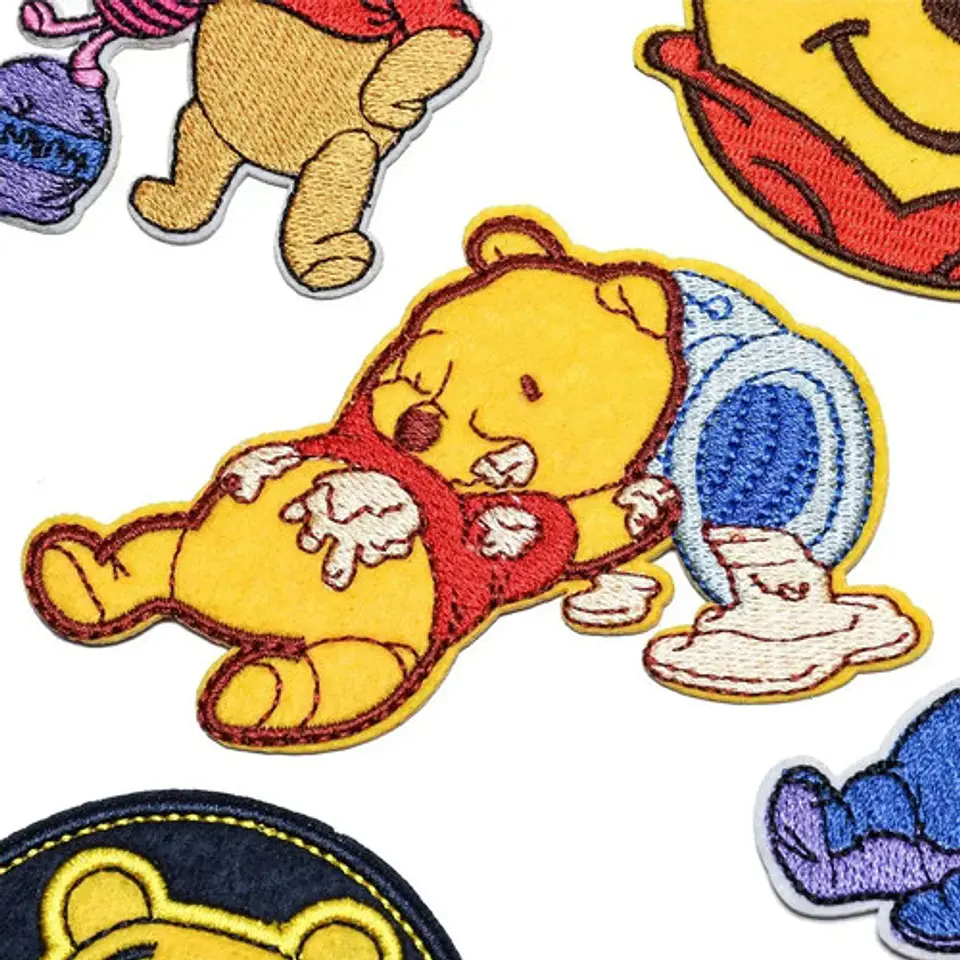 Winnie Pooh / Set 16 Parches Bordados Para Ropa De Winnie 4