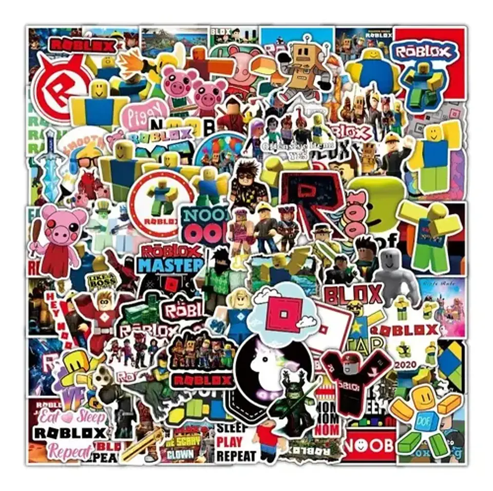 Set 100 Stickers De Roblox / Roblox - Pegatinas 3