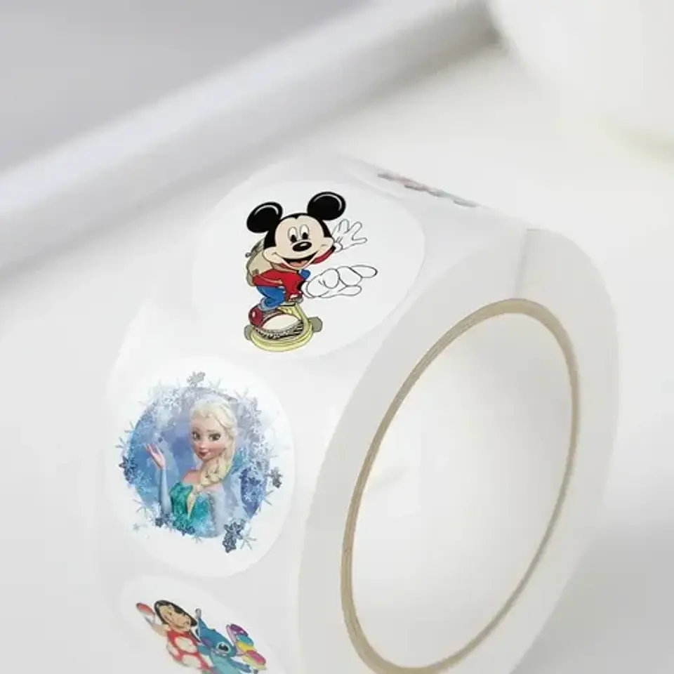 Mickey Mouse - Set De 500 Stickers / Rollo De Pegatinas 3