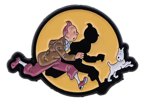 Pins De Las Aventuras De Tintín / Broches Metálicos (pines)