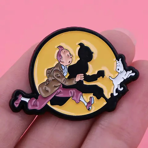 Pins De Las Aventuras De Tintín / Broches Metálicos (pines)
