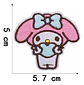 My Melody / Set 6 Parches Bordados Para Ropa De My Melody - Miniatura 2
