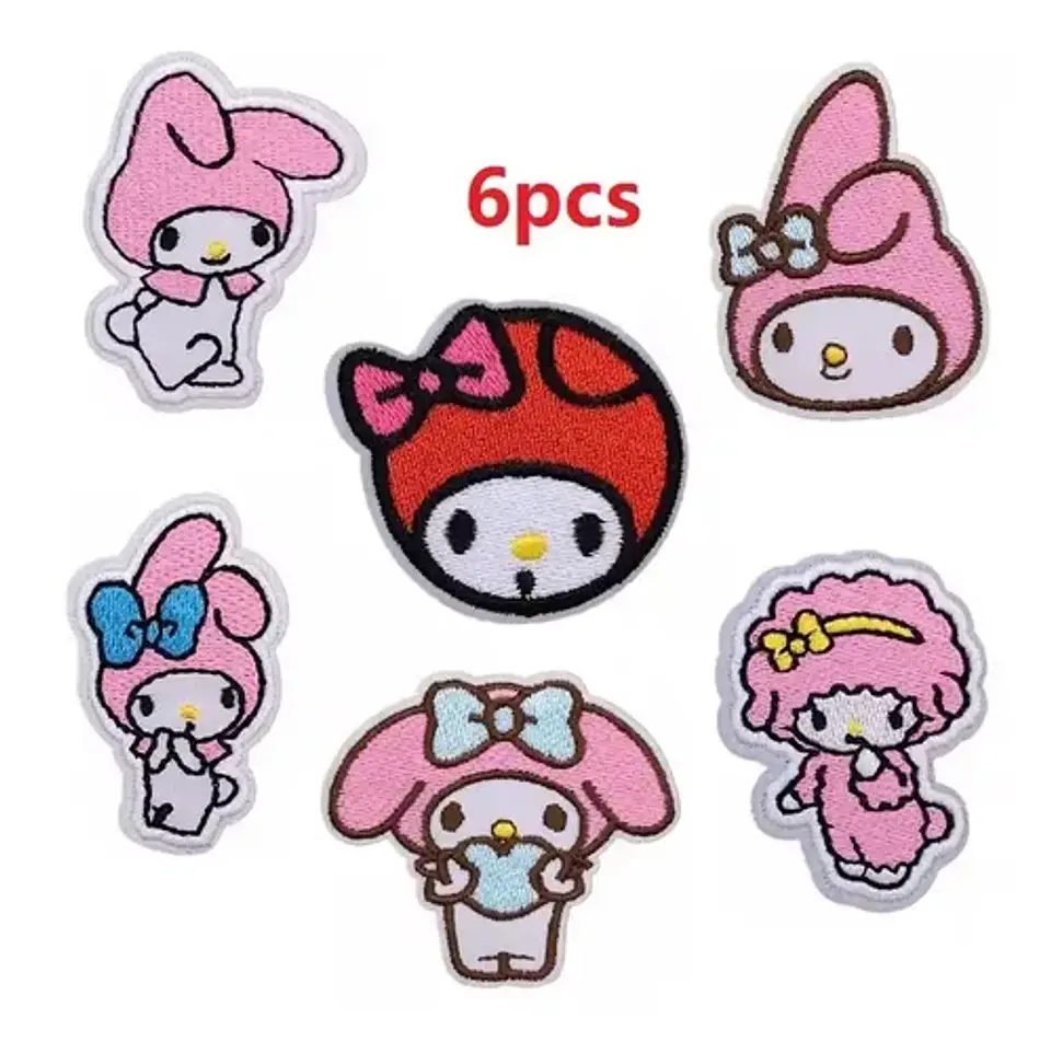 My Melody / Set 6 Parches Bordados Para Ropa De My Melody 3