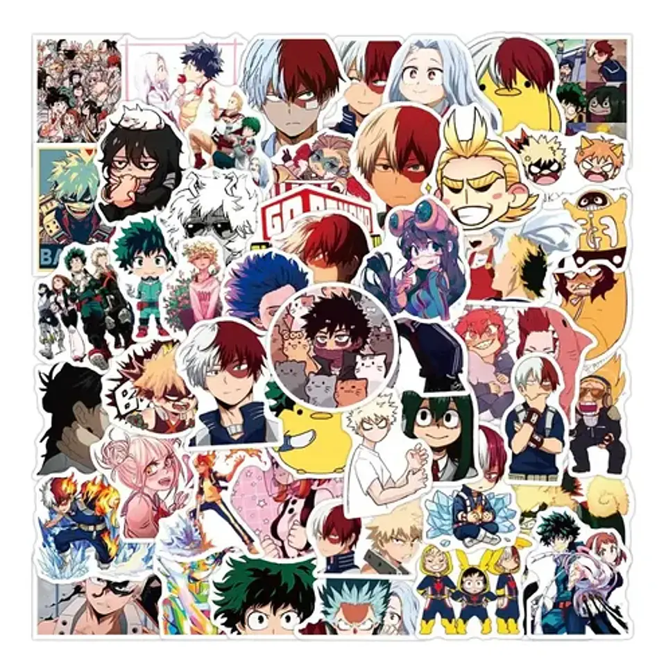 Set 100 Stickers De My Hero Academia / Stickers - Pegatinas 8