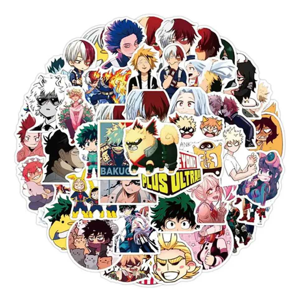 Set 100 Stickers De My Hero Academia / Stickers - Pegatinas 9