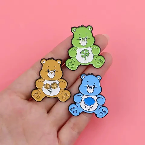 Pins De Ositos / Ositos Cariñositos / Broches Metálicos