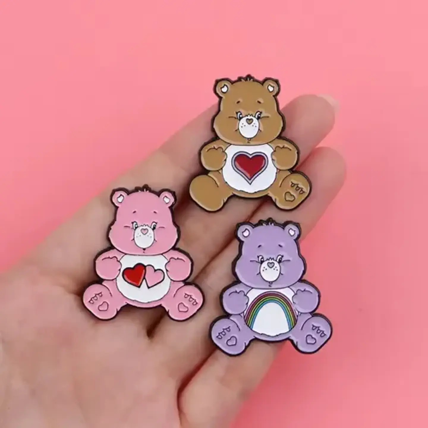 Pins De Ositos / Ositos Cariñositos / Broches Metálicos 19