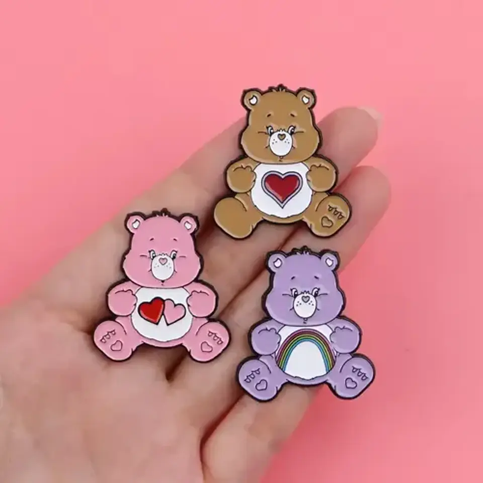 Pins De Ositos / Ositos Cariñositos / Broches Metálicos 25