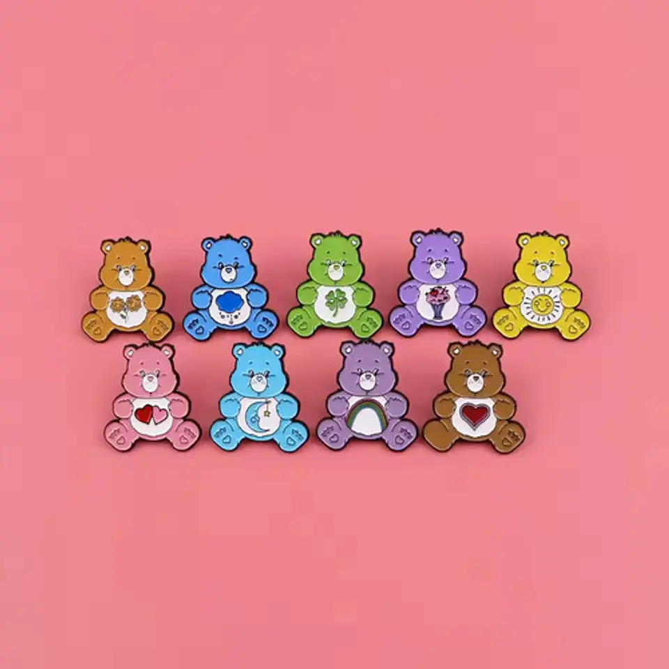 Pins De Ositos / Ositos Cariñositos / Broches Metálicos 33