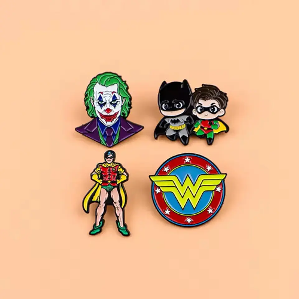 Pins De Mujer Maravilla / Dc Comics / Broches Metálicos 7