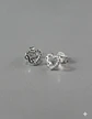 Aros De Plata 925 Corazón E Infinito Con Pequeños Circones - Miniatura 5
