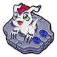 Pins De Gomamon / Digimon / Broches Metálicos (pines) - Miniatura 1