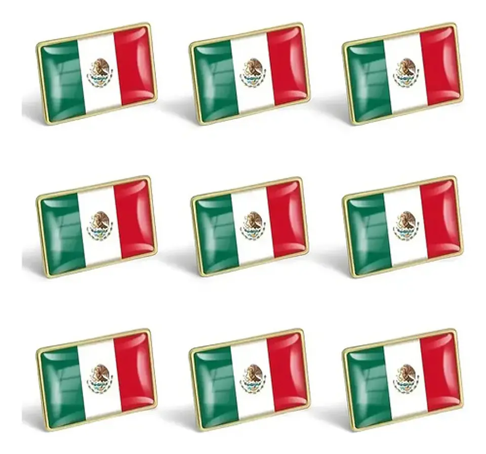 Pins De Bandera Mexicana / Mexico / Broche Metálico (pines) 1