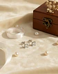 Aros De Plata 925 Circón Cuadrado Unisex Para Regalo - Miniatura 2