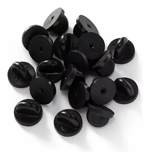 Pack 50 Broches De Goma Pin Para Broches De Solapa Prendedor