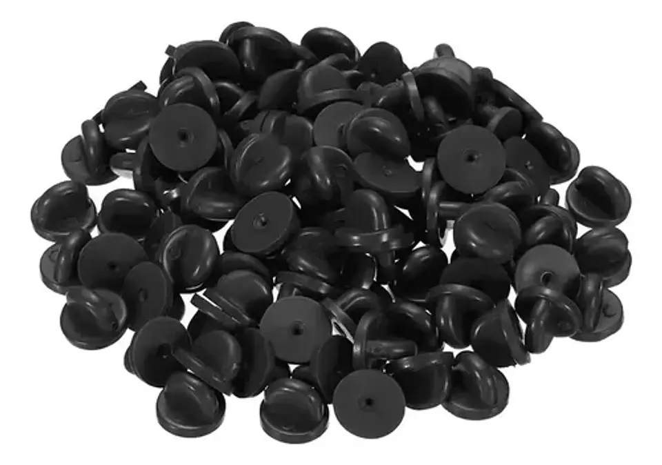 Pack 50 Broches De Goma Pin Para Broches De Solapa Prendedor 3
