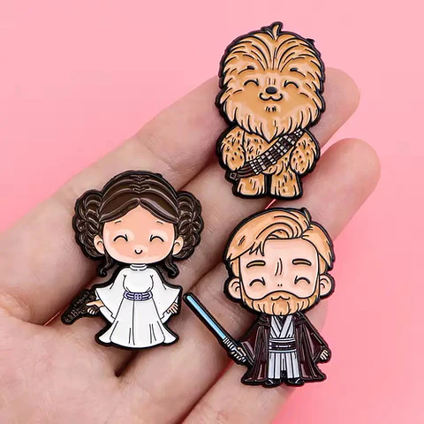 Pins De Chewbacca / Star Wars / Broches Metálicos (pines)