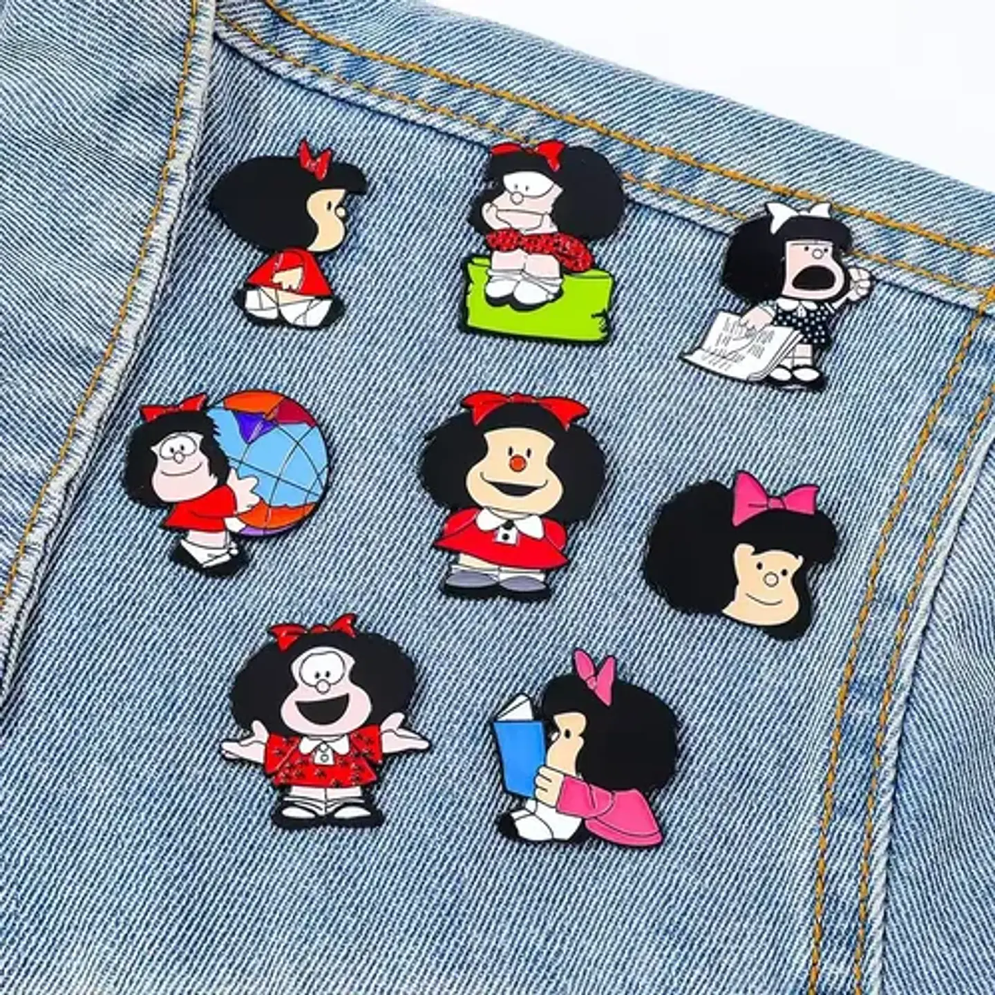 Pins De Mafalda / Mafalda / Broches Metálicos (pines) 15
