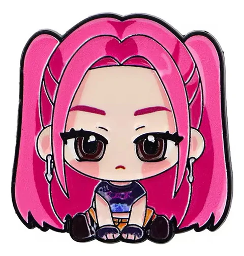 Pins De K-pop Demon Hunters / Huntrix / Broches Metálicos