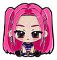 Pins De K-pop Demon Hunters / Huntrix / Broches Metálicos - Miniatura 1